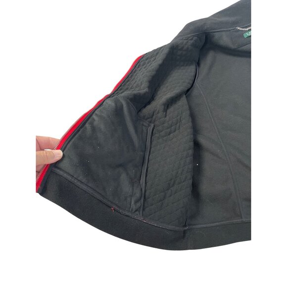 Lauren Ralph Lauren Womens Black Red Diamond Quilted Zip Fleece Jacket Sz 3X SKU - Picture 14 of 16